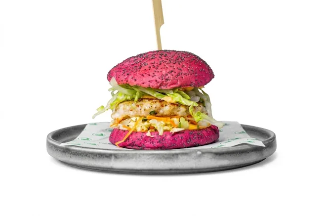 Prawn & Scallop Burger